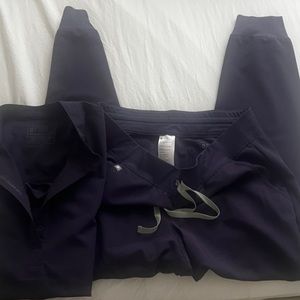 Purple Figs scrub set